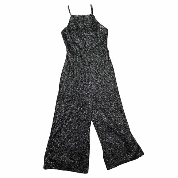 Wild Fable Metallic Wide Leg Cropped Jumpsuit - Picture 1 of 8